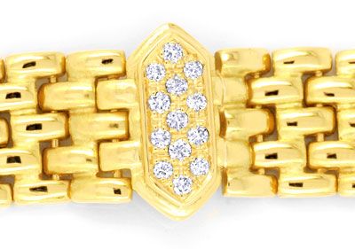 Foto 2 - Brillant-Armband Gelbgold 0,67ct Diamanten, S6336